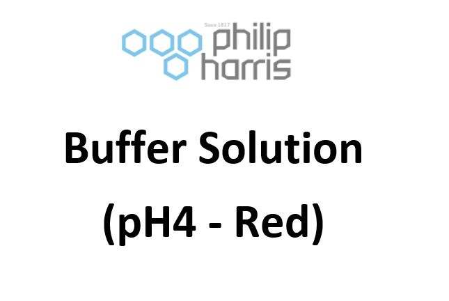 Ph4 Buffer Solution Red 1l